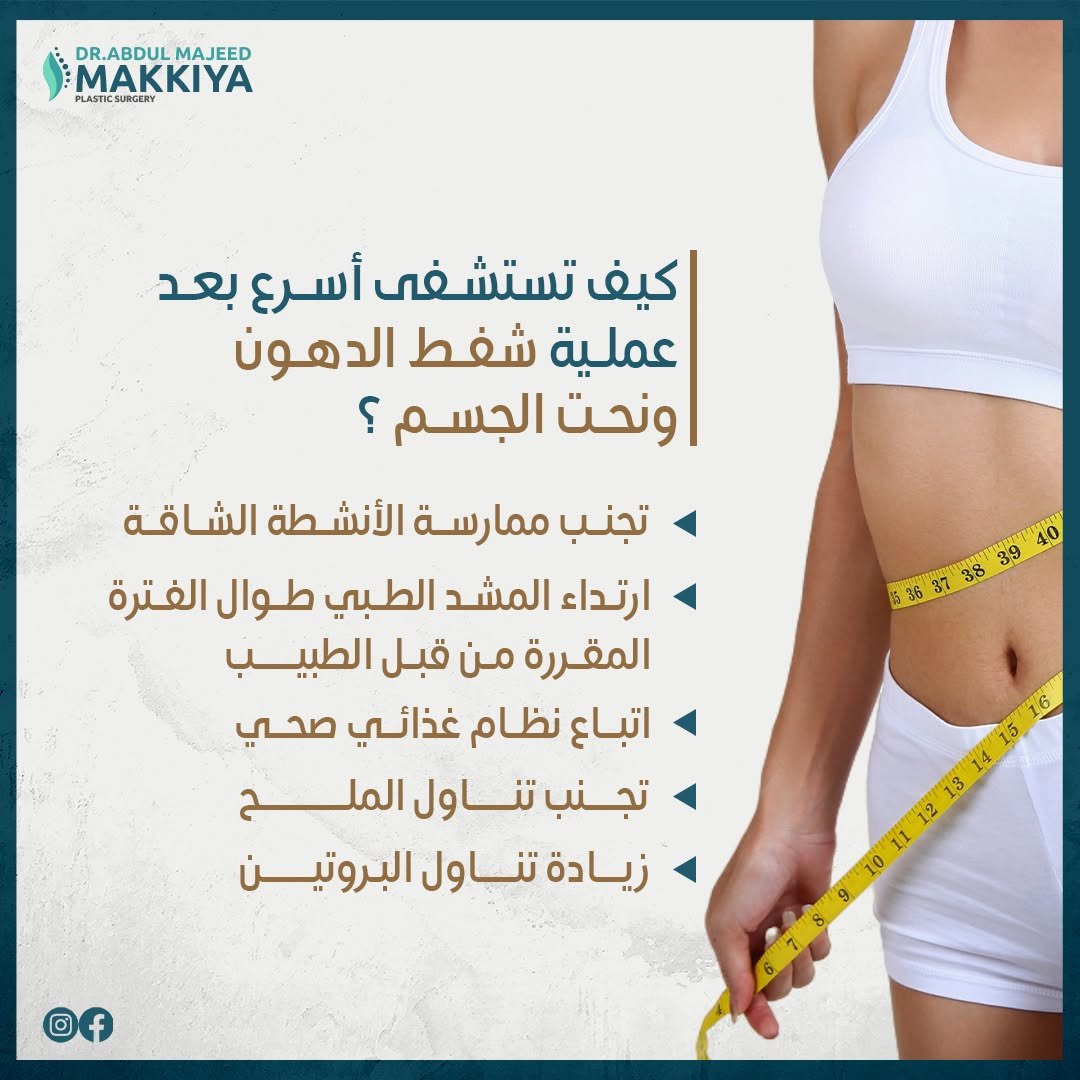 Dr. Makkiya post — recovery after liposuction and body contouring